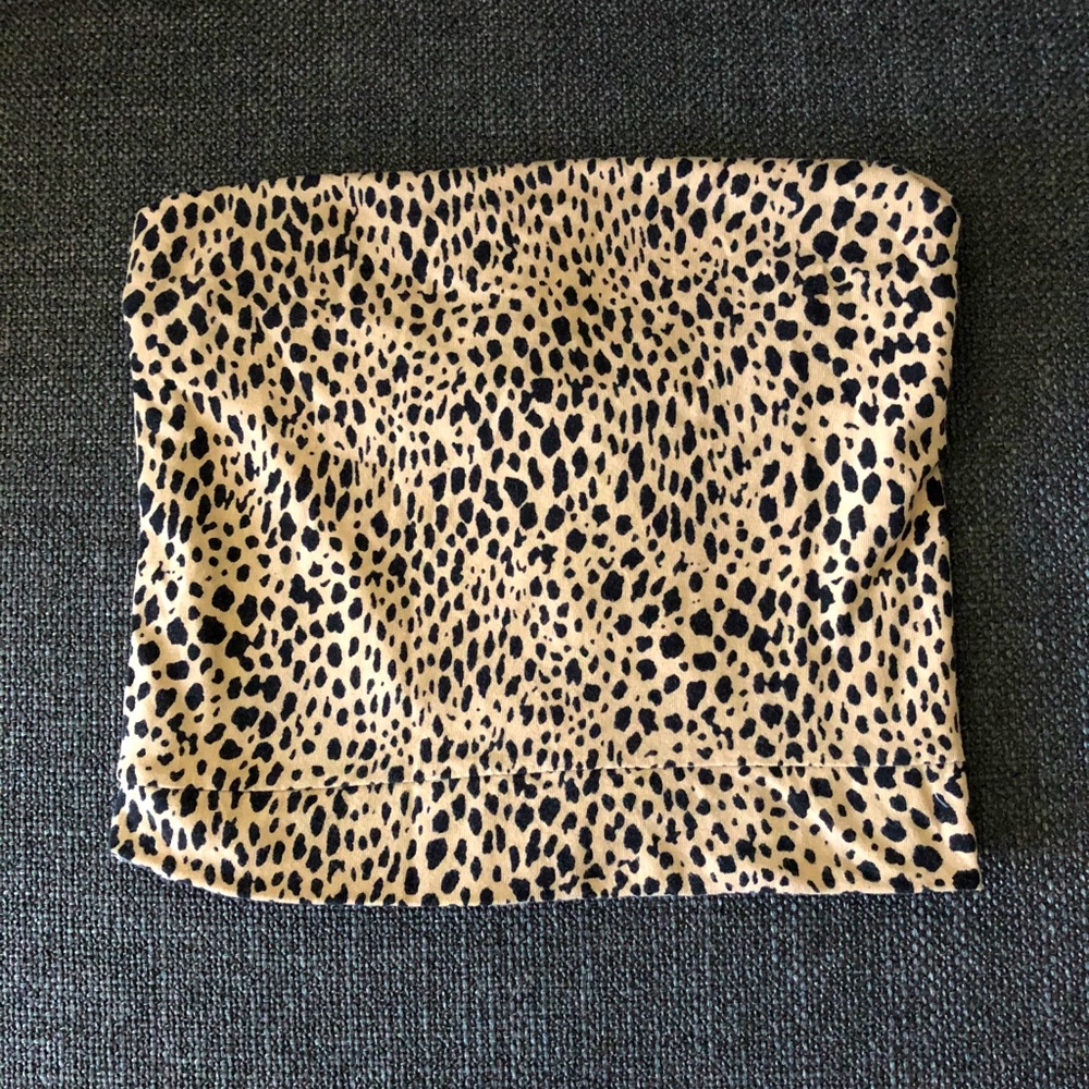 Brandy Melville Leopard Print Tube Top